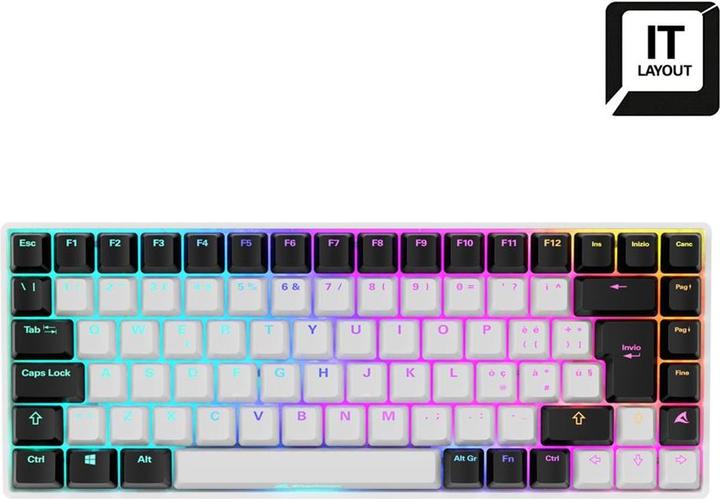 Image du produit Sharkoon SGK50 S3 Blanc, Gateron Jaune (IT, Filaire)