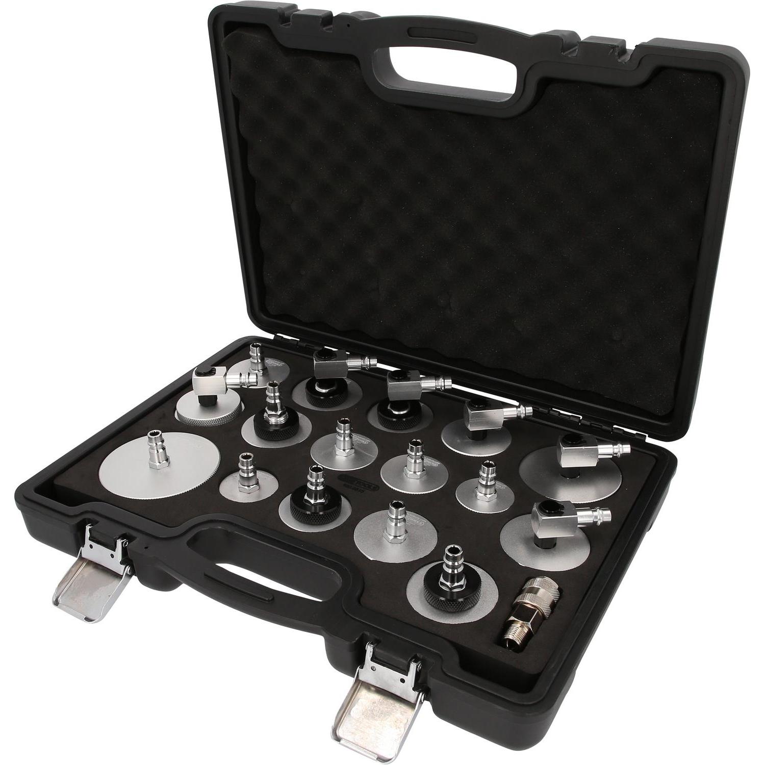 KS Tools, Utensili autofficina, 160.0815 Universal-Entlüfterstutzen-Adapter-Satz zur Bremsenentlüftung