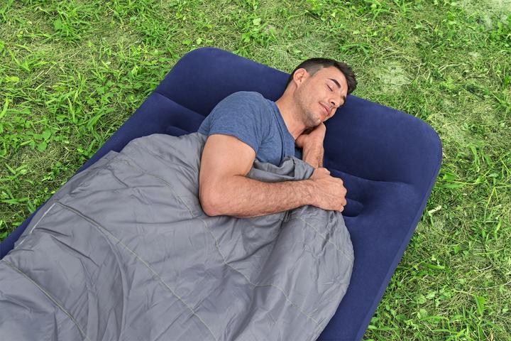 Actual product image Bestway Air Mattress Twin with Built-in Foot Pump 1.88 m x 99 cm x 28 cm