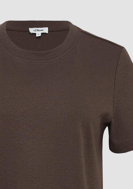 Produktbild S.Oliver T-Shirt T-Shirt aus Interlockjersey mit Rundhalsausschnitt (46)
