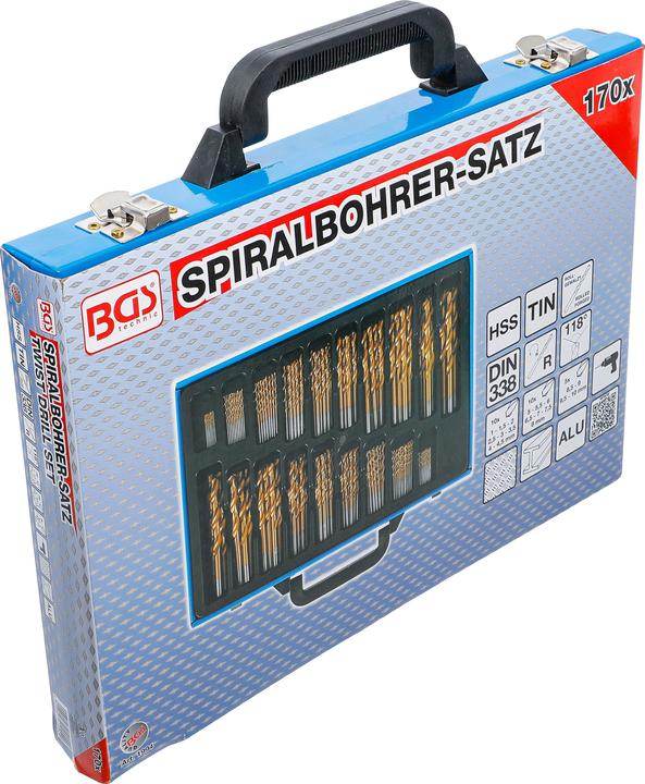 Actual product image BGS Twist drill set (1.0 - 8.0 mm)