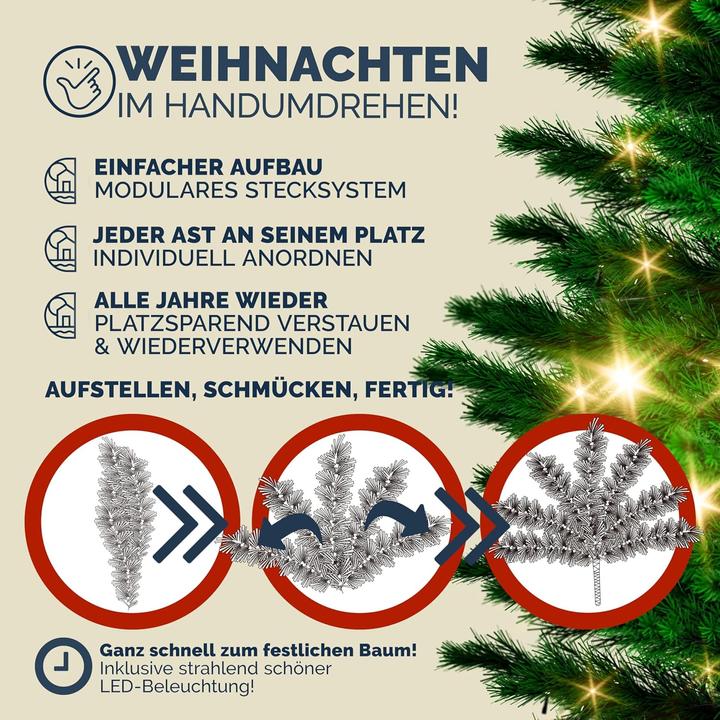 Produktbild Casaria Weihnachtsbaum (150 cm)