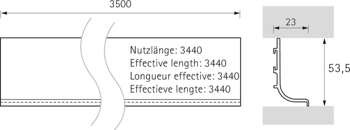 Immagine prodotto Hettich Squadrette per installazione ProDecor Canis C