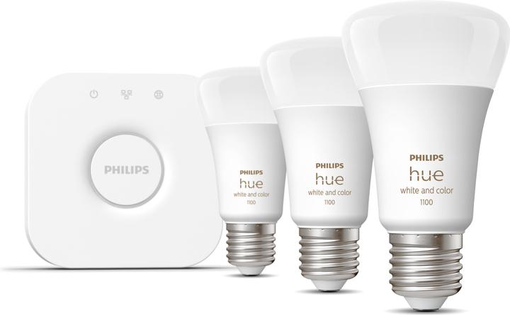 Immagine prodotto Philips Hue Starter kit (E27, 1100 lm, 3x)