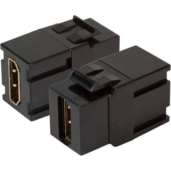 EFB Elektronik EFB Keystone Einbauadapter HDMI A (HDMI), Data + Video Adapter, Schwarz