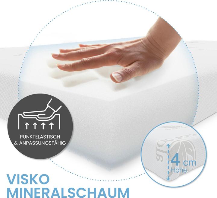 Produktbild Bestschlaf Visko-Mineralschaum Matratzenauflage, Höhe 4 cm (200 x 200 cm)