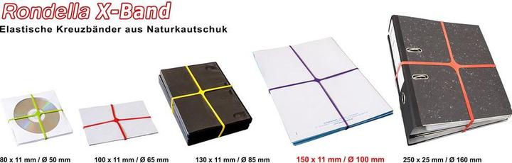 Immagine prodotto Läufer Elastico Rondella X-Bands 150 x 11 mm, 500 g (150 pz.)