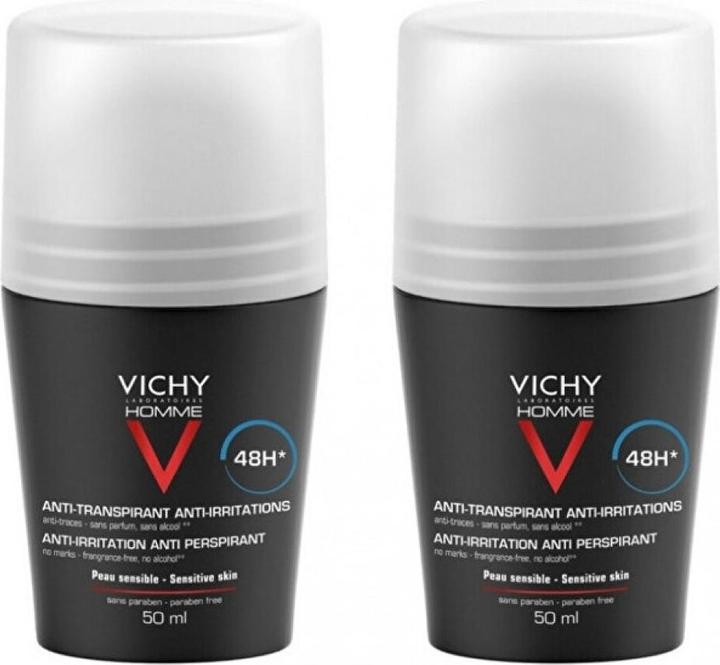 Produktbild Vichy 2er-Set Deodorants - 2 x 50 ml (Roll-on, 50 ml)