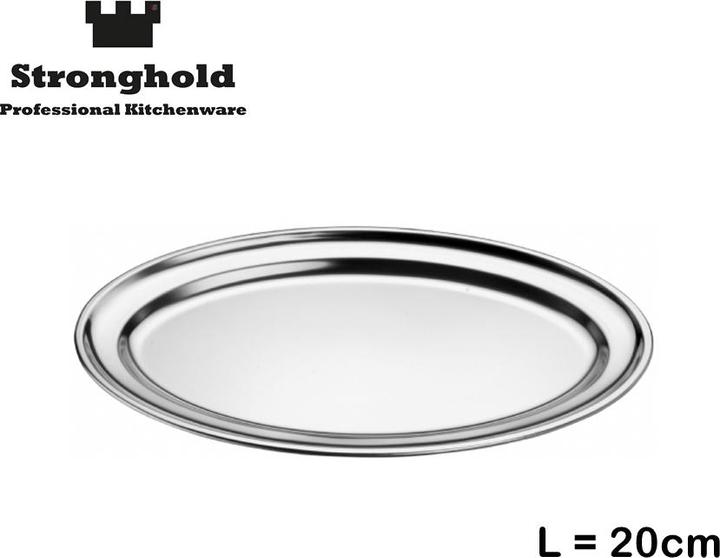 Actual product image Stronghold Stainless Steel Serving Plate 20cm