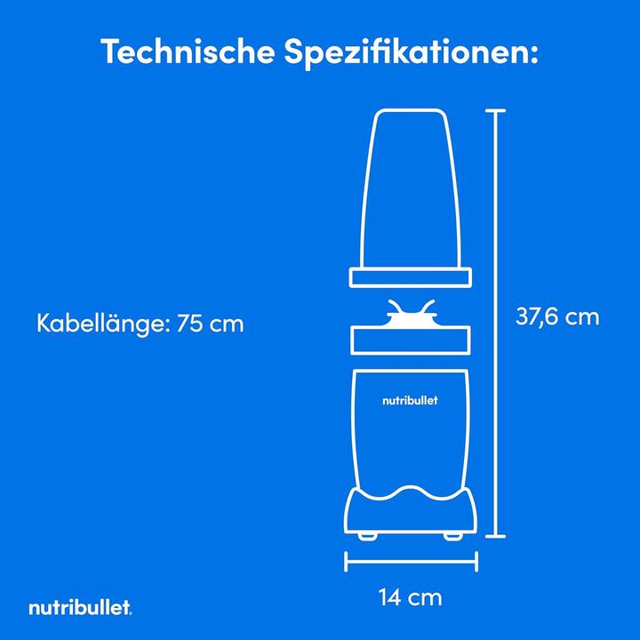 Produktbild NutriBullet Pro 900 Smoothie Maker (900 W)