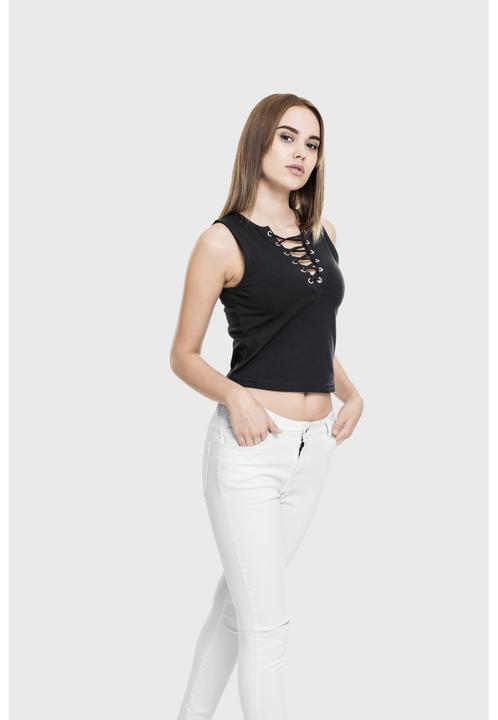 Produktbild Urban Classics Ladies Lace Up Cropped Top (M)