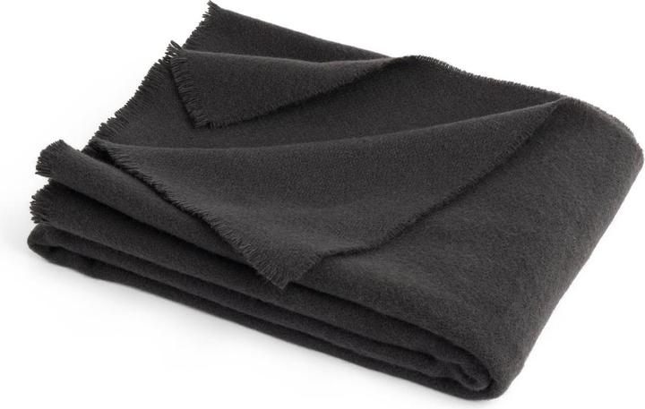 HAY Mono Throw W130 x L180 - Charcoal (130 x 180 cm)