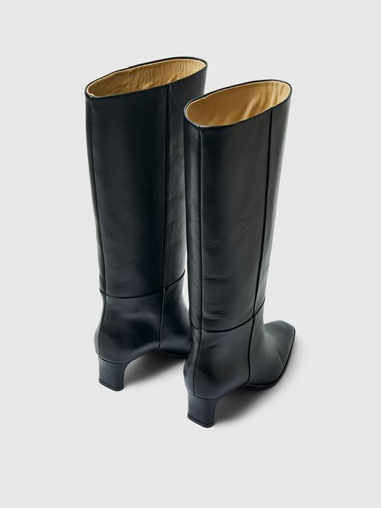 Image du produit Selected Leder Stiefel mit Absatz (40)