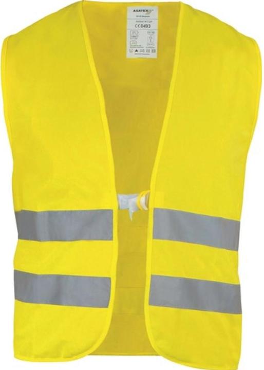 Image du produit Asatex Gilet de sécurité taille universelle jaune EN 20471 Cl. 2 (Taille unique)