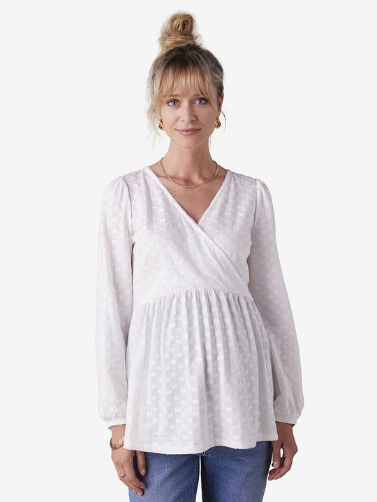 Immagine prodotto Envie de Fraise Besticktes Blusenshirt für Schwangerschaft und Stillzeit (32, 34)
