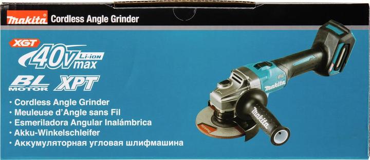 Actual product image Makita 40V Battery Angle Grinder GA005GZ (125 mm)