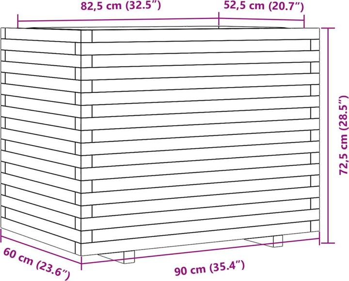 Produktbild vidaXL Pflanzkübel
