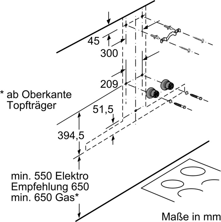 Actual product image Bosch Hausgeräte DWB97CM50 (Wall hood)