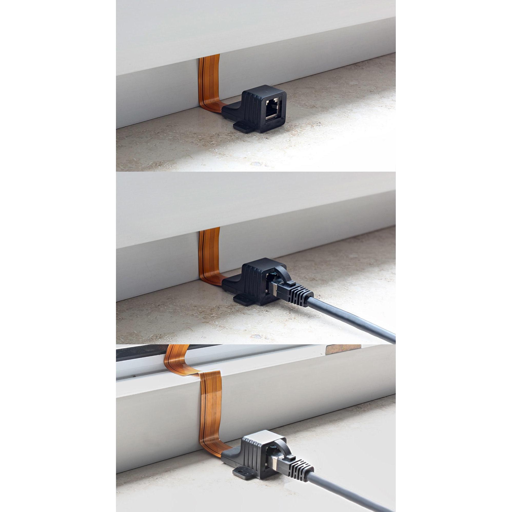 Thumbnail - InLine Patchkabel Fensterdurchführung (U/UTP, 0.30 m), Netzwerkkabel