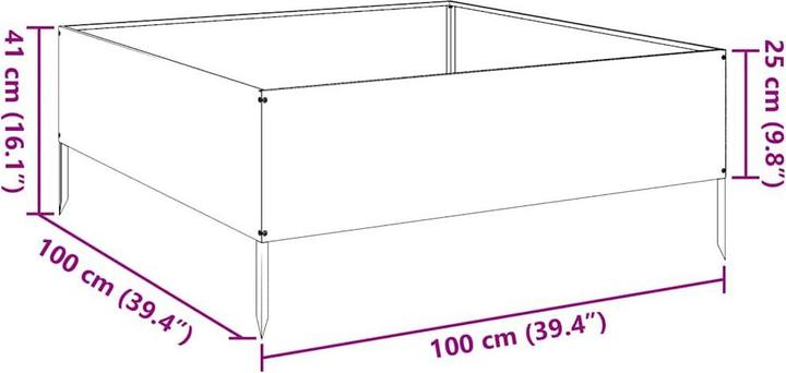 Produktbild vidaXL Hochbeet