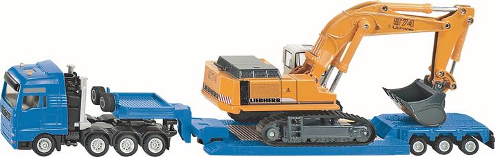 Siku Trasportatore pesante con rimorchio a pianale ribassato