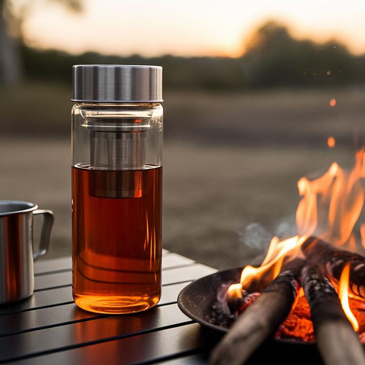 Image du produit Excellent Houseware Bouteille en verre avec filtre (0.30 l)