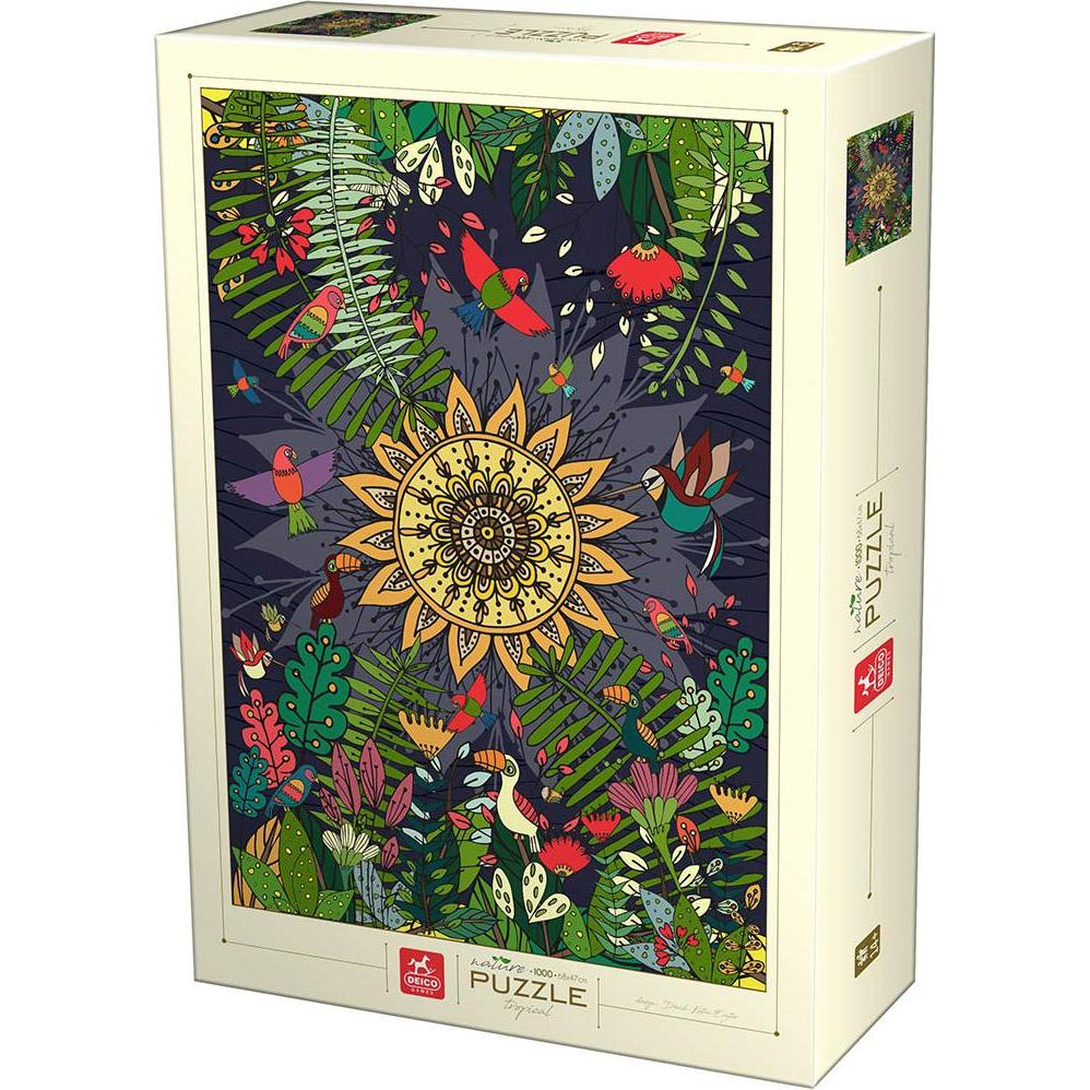 Deico Puzzle 1000 Natur - Tropiki (1000 Teile)