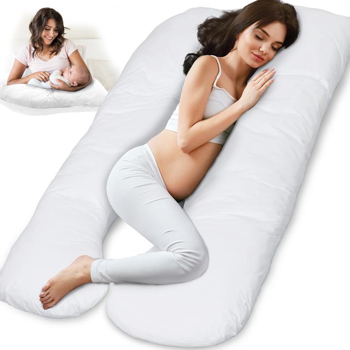 Produktbild Bestschlaf Multifunktions-Körperkissen, Schwangerschaftskissen in U Form, Stillkissen mit abnehmbarem und (153 cm)