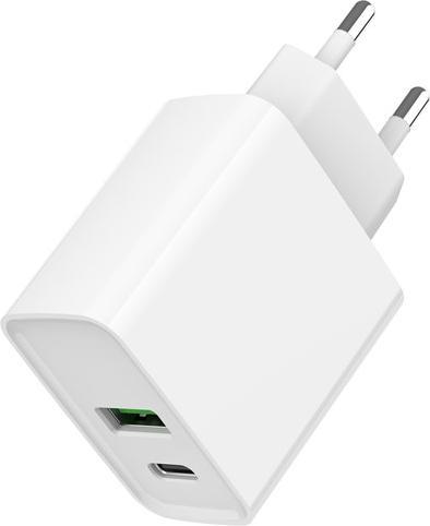 Immagine prodotto Gembird PowerDelivery USB-A USB-C 20W Biała (20 W, 2 porte)