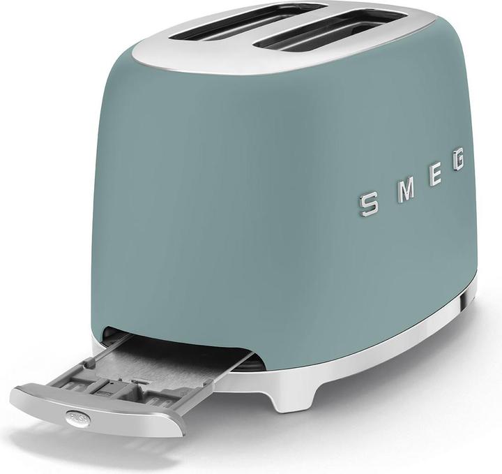 Productafbeelding Smeg TSF01EGMEU Broodrooster 2 sneetjes smaragdgroen mat