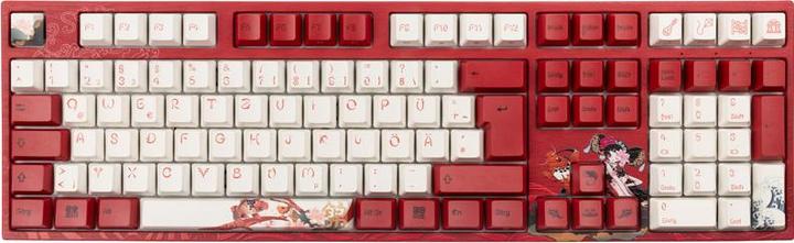 Actual product image Varmilo VEA109 Koi Gaming Keyboard, MX-Silent-Red, white LED (DE, Cable)