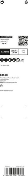 Actual product image Bosch Professional Zubehör EXPERT 'Thick Tough Metal' S 1155 CHC reciprocating saw blade, 3 pieces