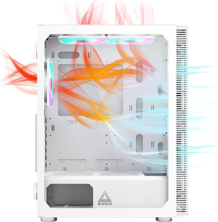 Immagine prodotto Montech X3 Vetro Bianco (Mini-ITX, mATX, ATX)