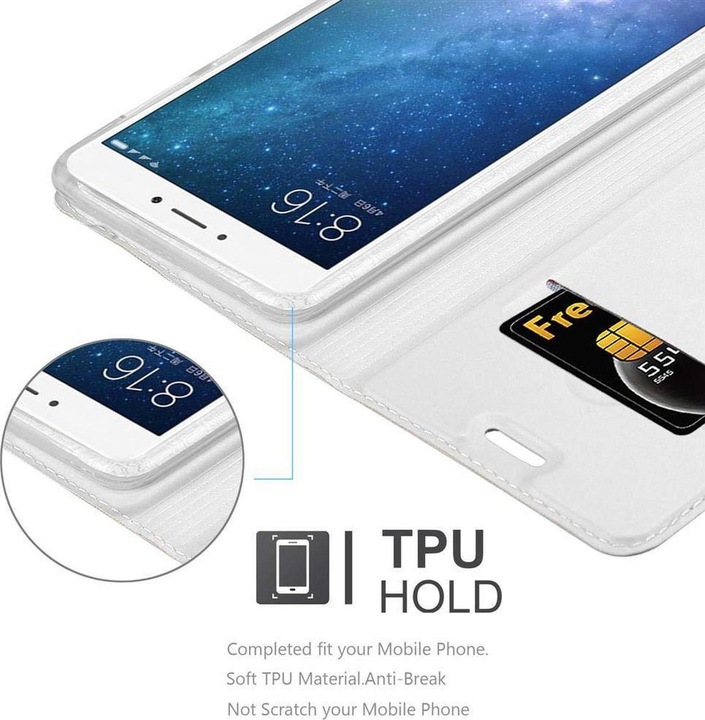 Actual product image Cadorabo Book Classy Style Cover (Mi Max 2)