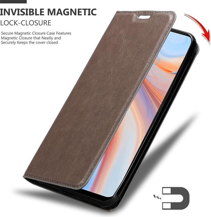 Image du produit Cadorabo Book Couverture magnétique invisible (Oppo Reno 4 Z 5G)