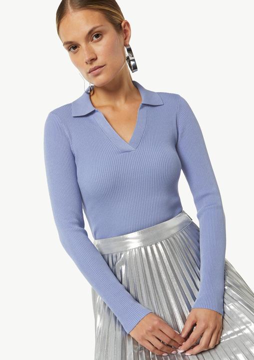 Produktbild Comma Strickpullover Strickpullover aus Viskosemix mit Polokragen (44)