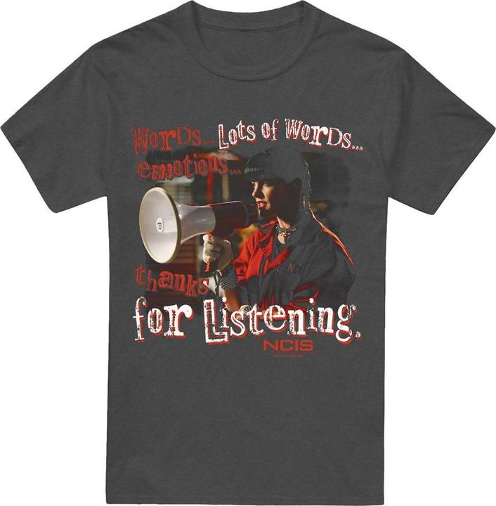 Image du produit Ncis - T-shirt THANKS FOR LISTENING - Adulte (XL)