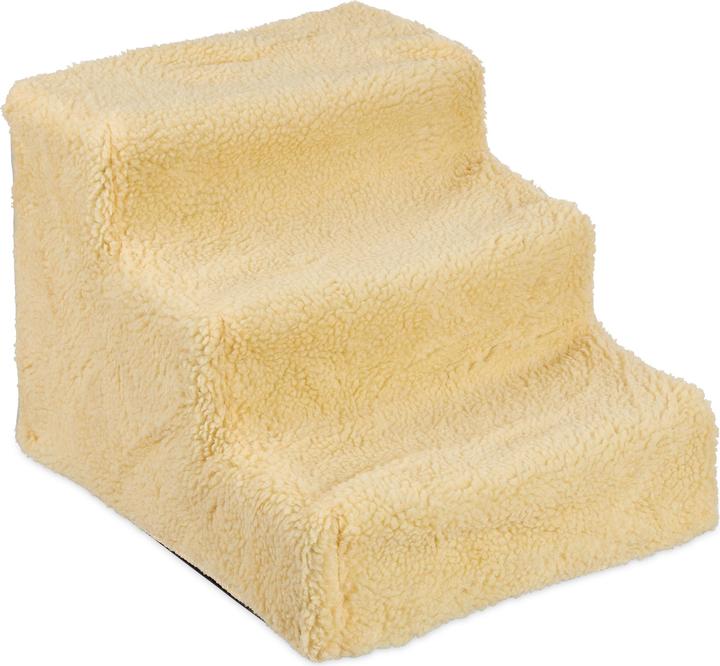 Actual product image Relaxdays Dog-Stairs 3-Steps (Dog, Washable)