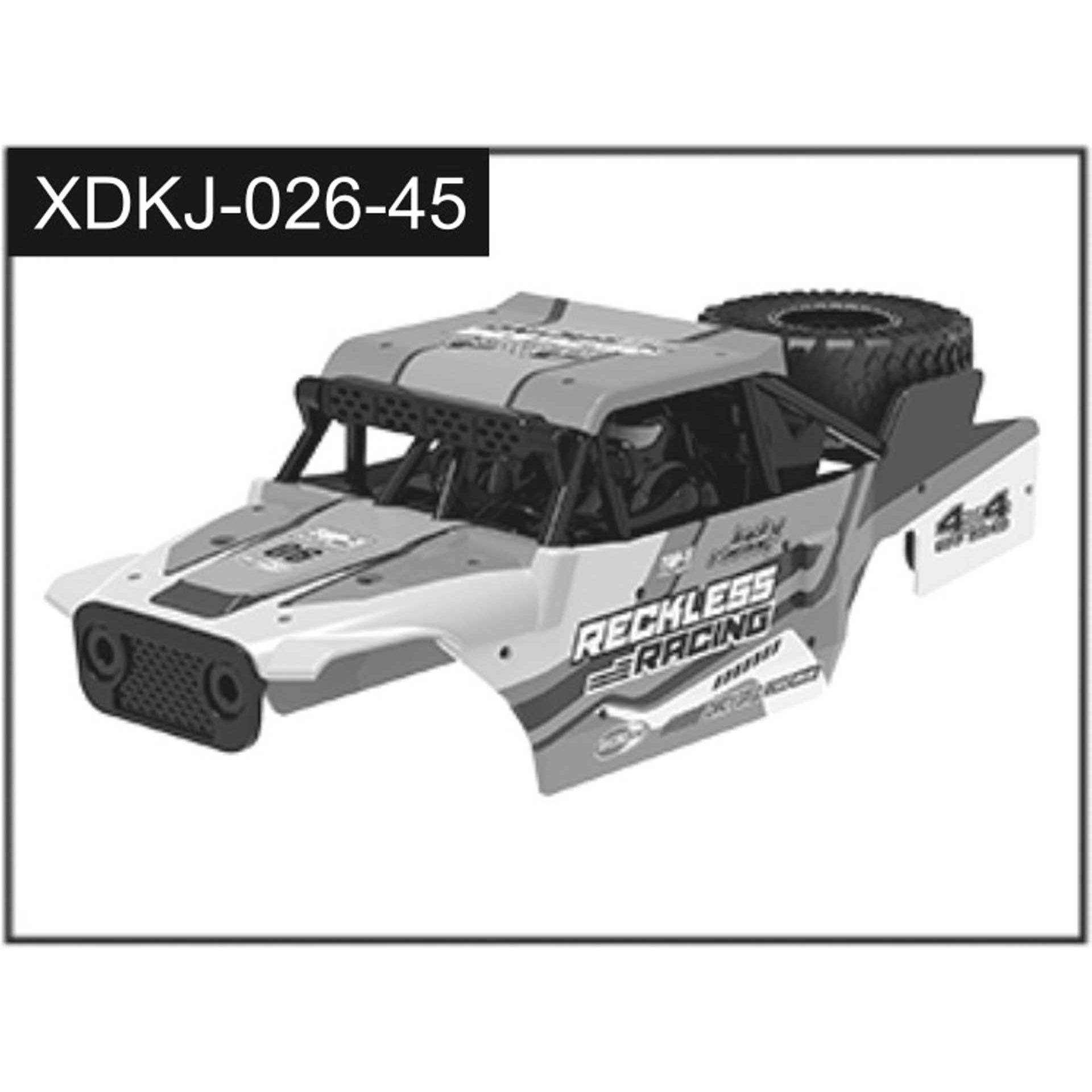 Absima Green Car Body (Reckless)