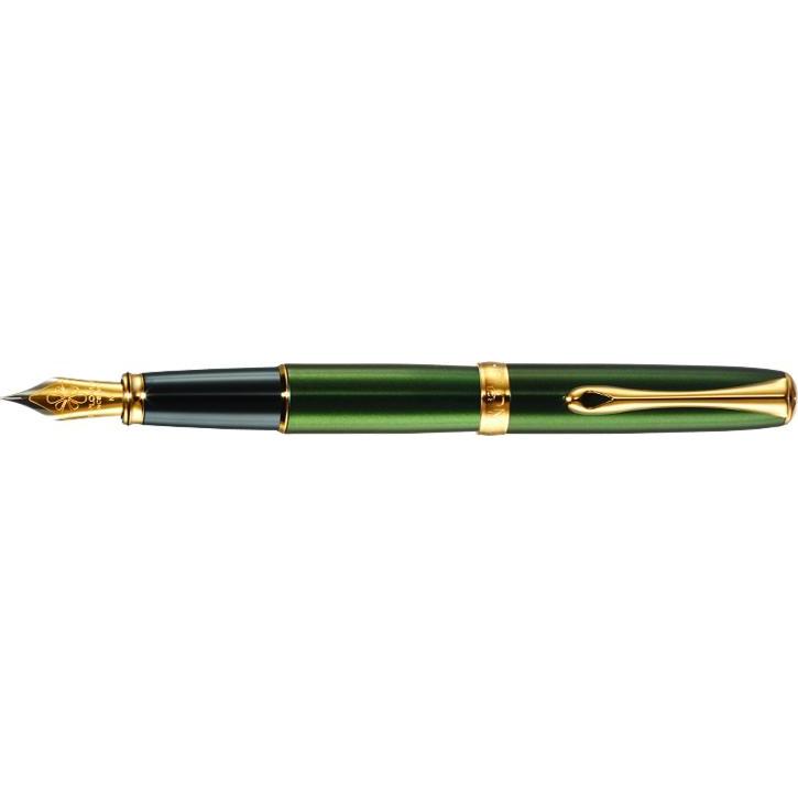 Diplomat, Schreibstifte, Excellence Füllfederhalter A2, F, grün (Grün, Gold, 1 x)