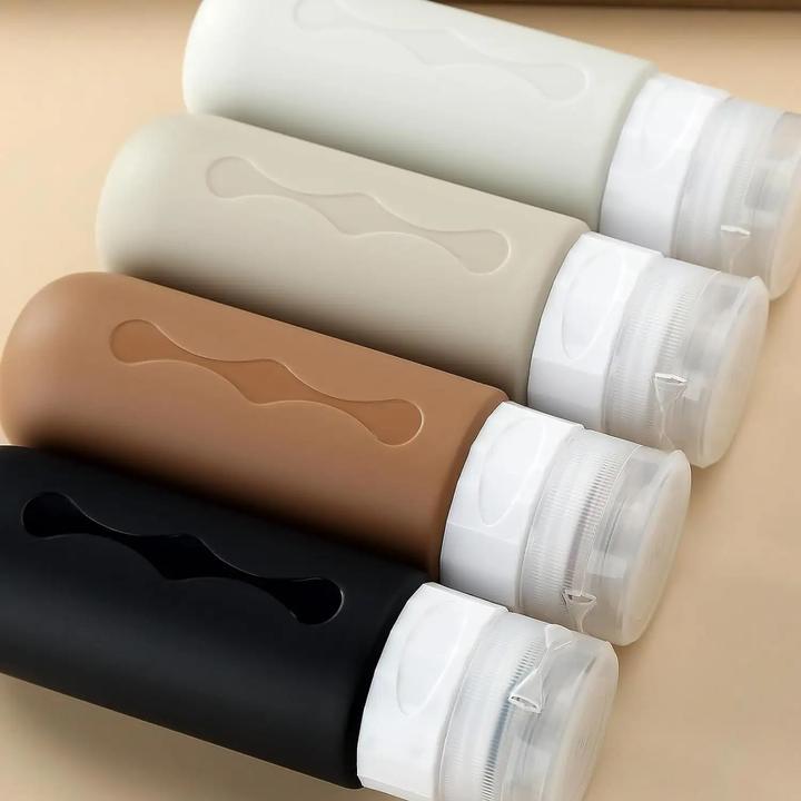 Produktbild Swissdetector Kit Tragbare Reiseflasche aus Silikon - wasserdicht - wiederbefüllbar - 90ml (Hygieneprodukt)