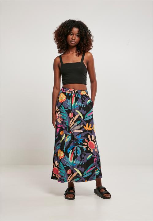 Produktbild Urban Classics Ladies Viscose Midi Skirt (XS)