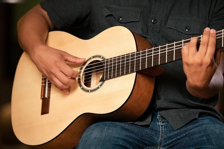 Actual product image Ortega Family Series Pro Solid Top Nylon Classical Guitar (Classical guitar, Solid ceiling)