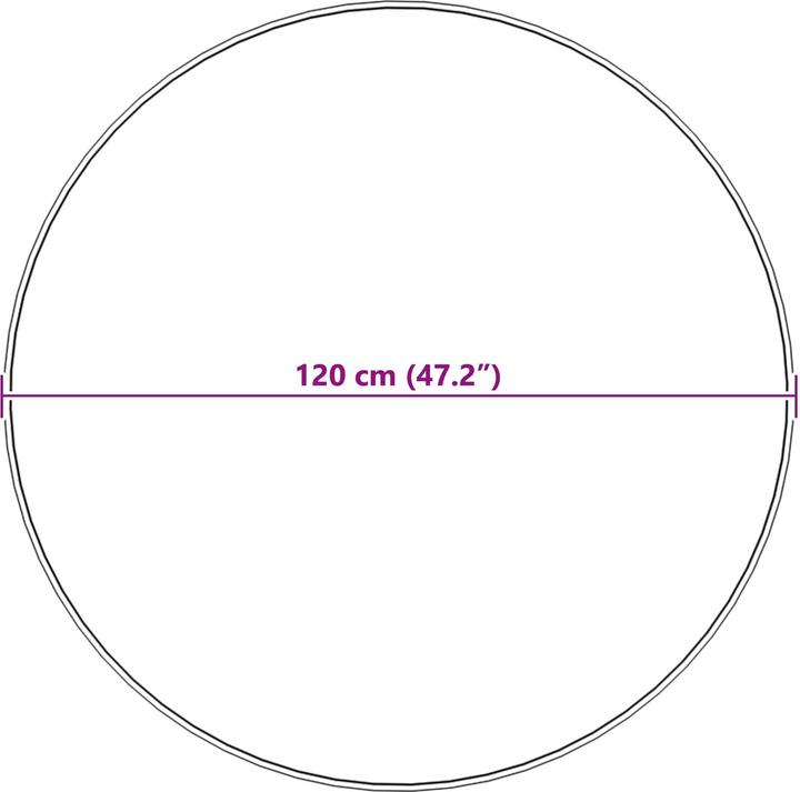 Produktbild vidaXL Wohnzimmerteppich (120 cm)