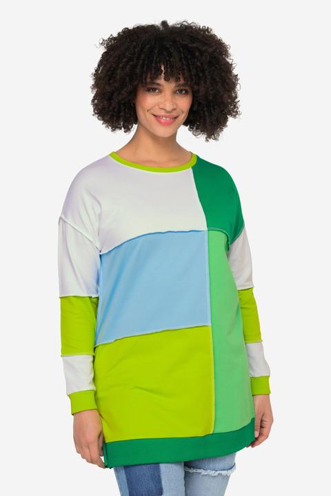 Produktbild Angel of Style Sweater, Colorblocking-Druck, Rundhals, Langarm (48)