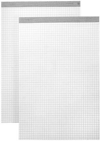 Actual product image BüroLine Office pads - Multipack- 65 g/m² - 100 sheets (A5, Checked)