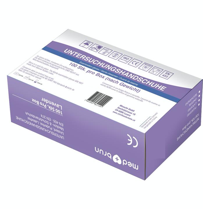 Actual product image MedBrun Nitrile Expert Lavender (S)