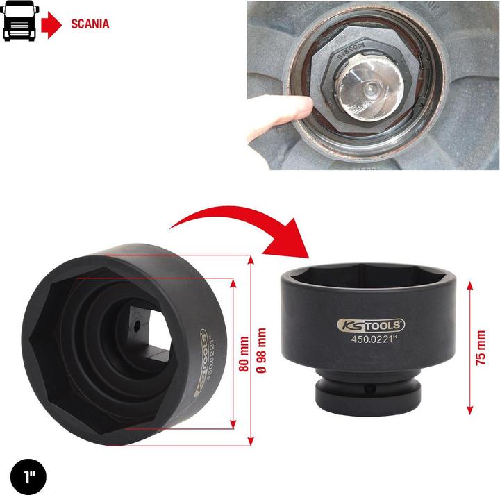 Immagine prodotto KS Tools 450.0221 (1")