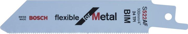 Image du produit Bosch Professional Zubehör Lame de scie sabre S 1122 BF Flexible for Metal, pack de 25