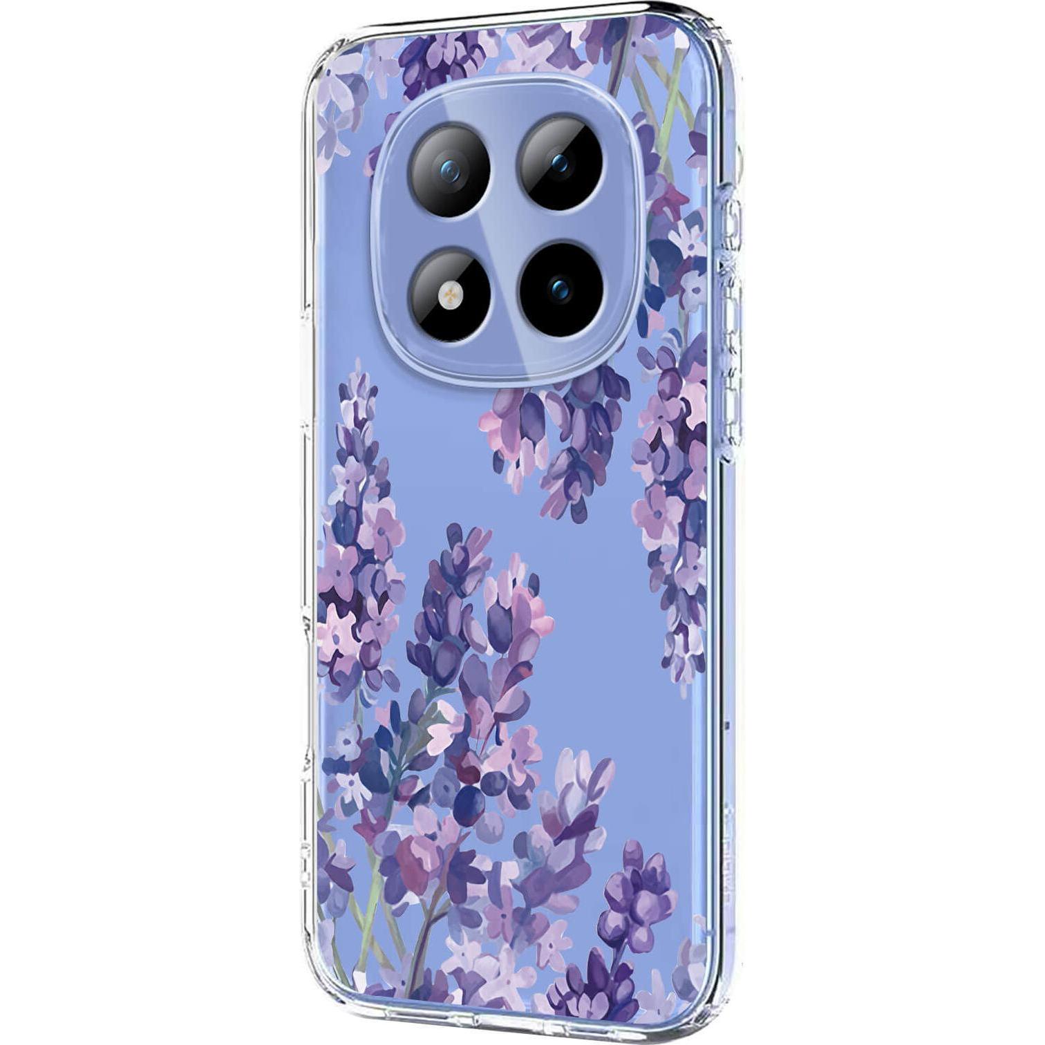 Cover-Discount Xiaomi Redmi Note 15 Pro+ / Poco M8 Pro - Custodia in gomma siliconica fiori (Mi 8 Pro, Xiaomi Redmi Note 15 Pro), Cover smartphone, Mu